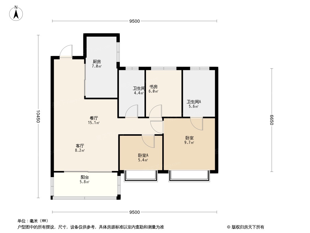 九坤五环璟城户型图