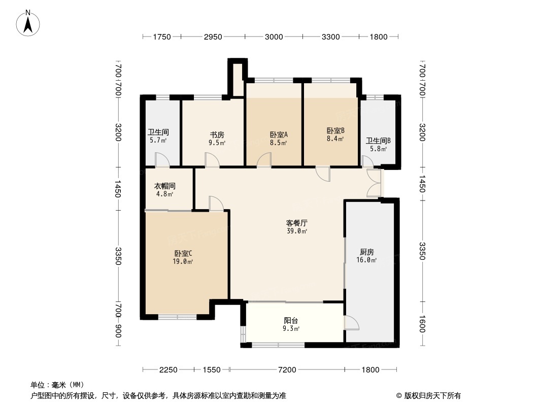 爱普雍锦府户型图