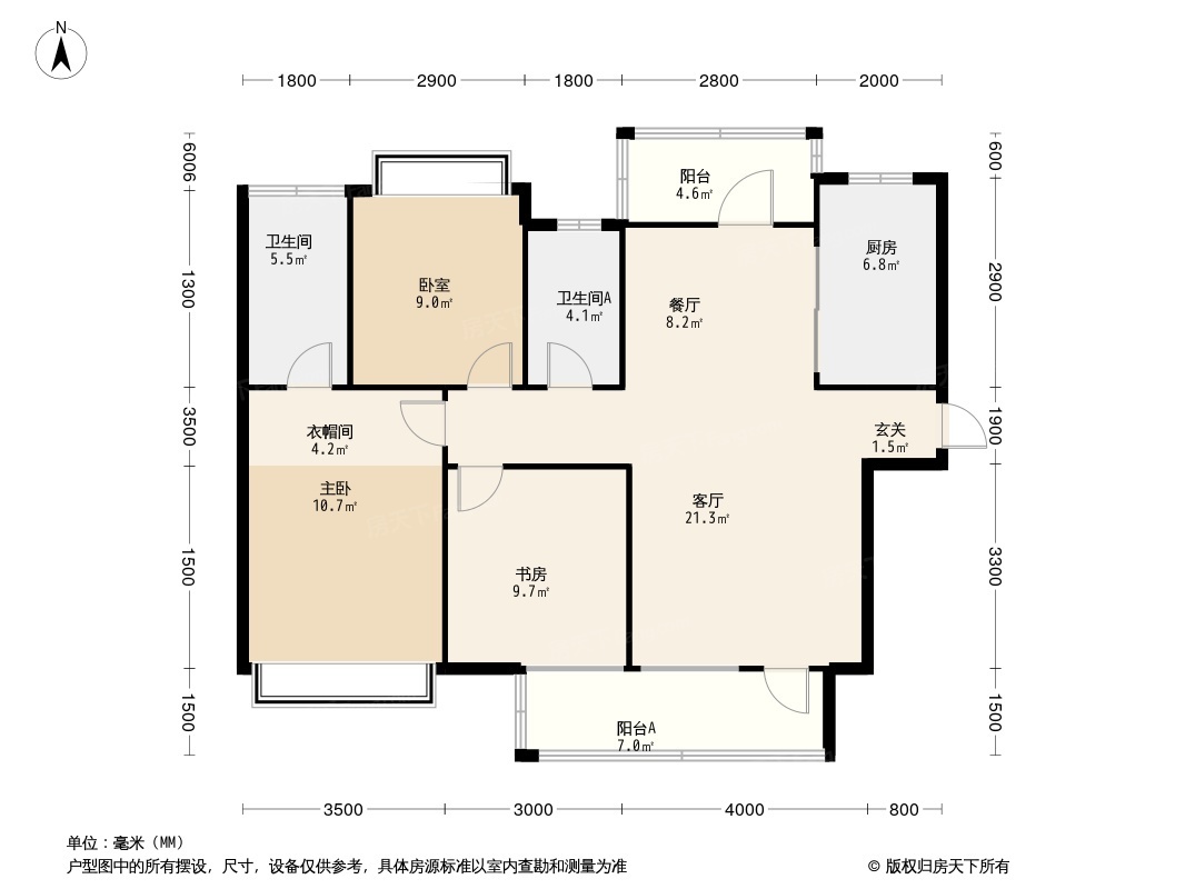 北大资源莲湖锦城户型图