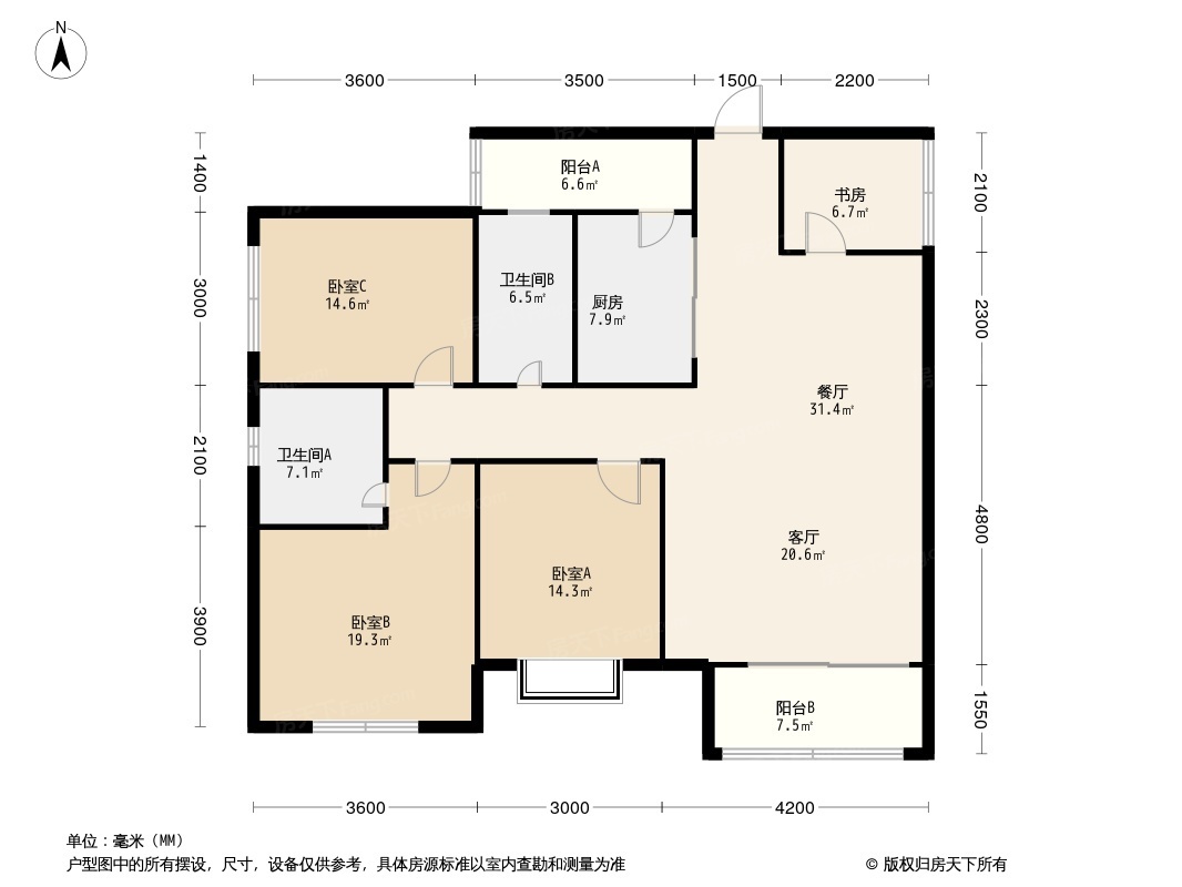 天佑广宇户型图