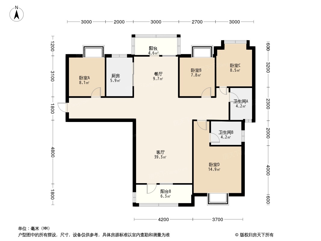 中建·大公馆户型图