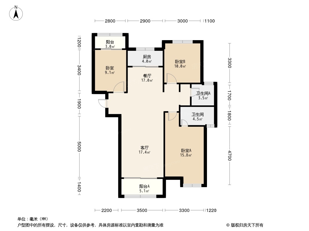 汉水新城中法印象户型图