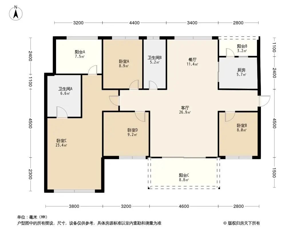 佳兆业御璟佳园广场户型图