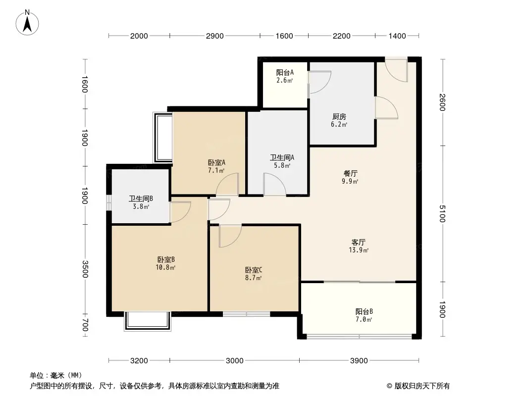 新津老码头户型图
