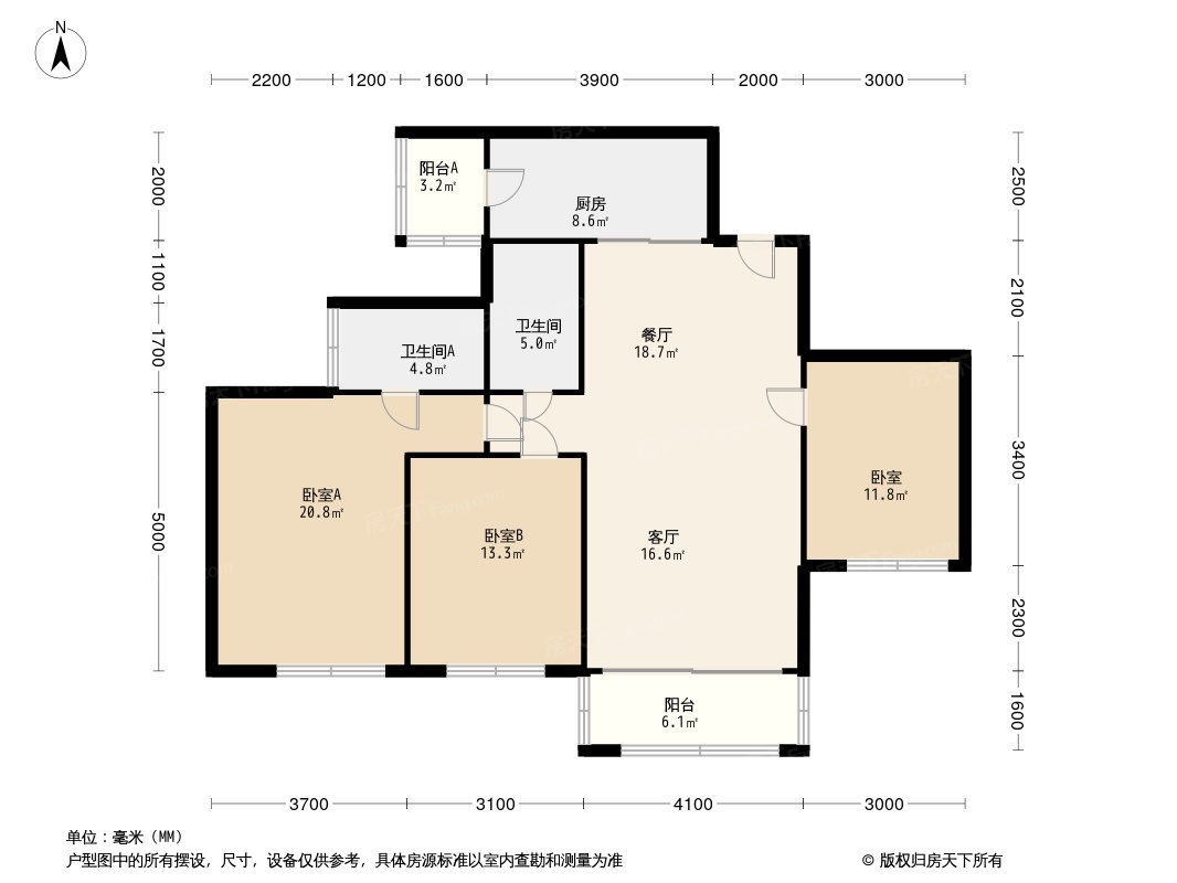 天投·中国铁建·鹿溪樾府户型图