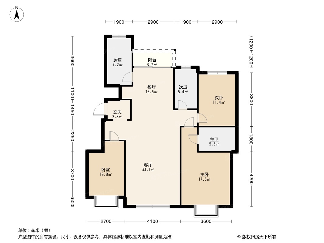 沈阳恒大盛京世家户型图