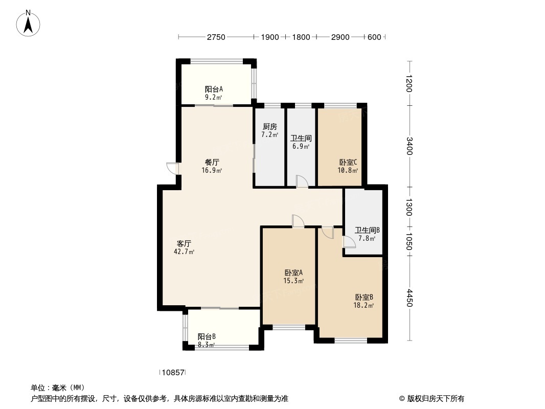 东方蓝海中心户型图