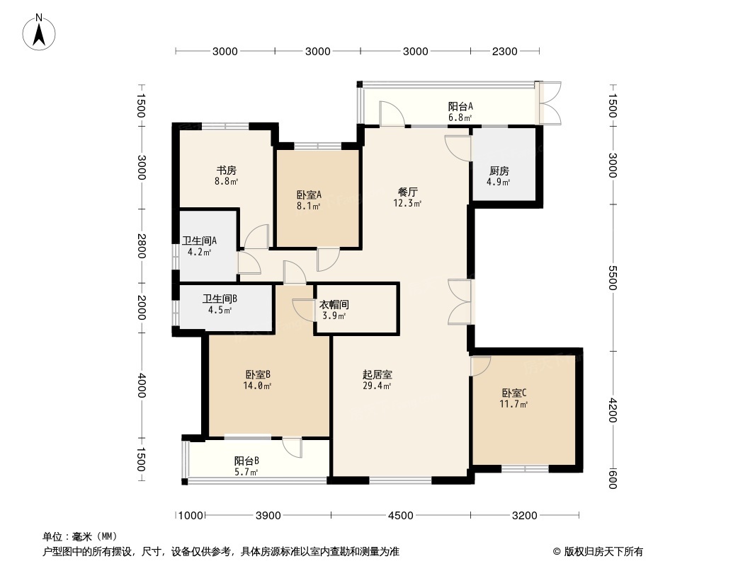 泰达汉郡豪庭二期户型图