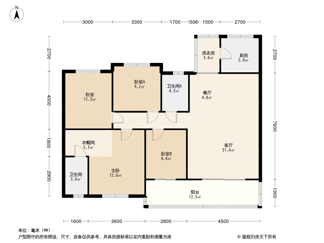 邦泰宽语户型图