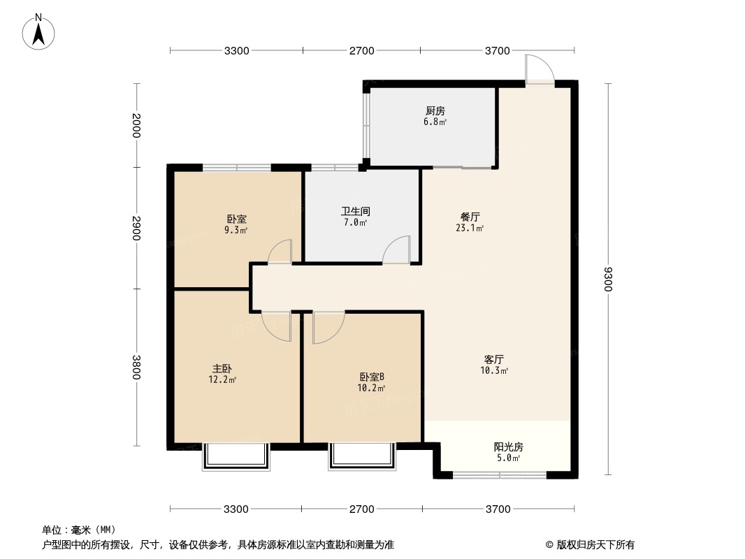 沈阳恒大林溪郡户型图