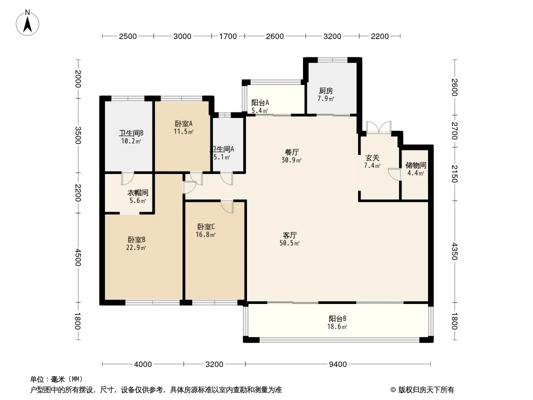 青云阙户型图