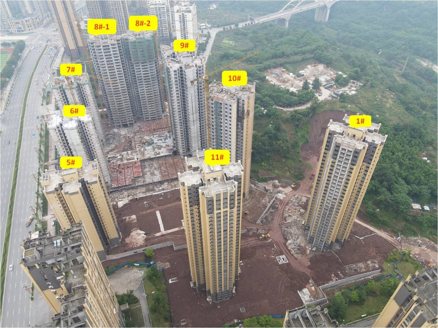 锦绣山河·低碳智慧新城5月工程进度_锦绣山河·低碳智慧新城-广安房