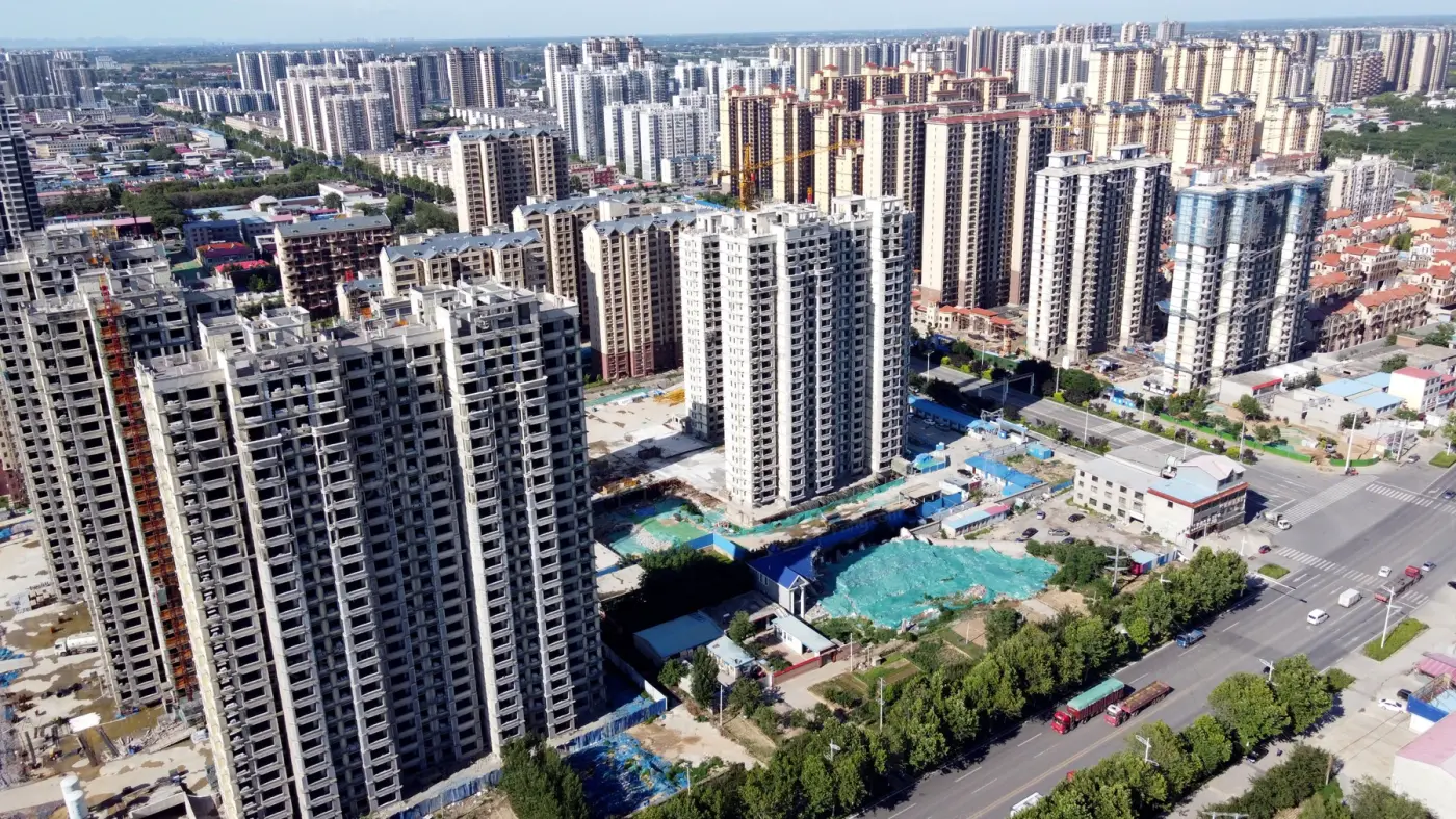 实景图:御峯三期航拍