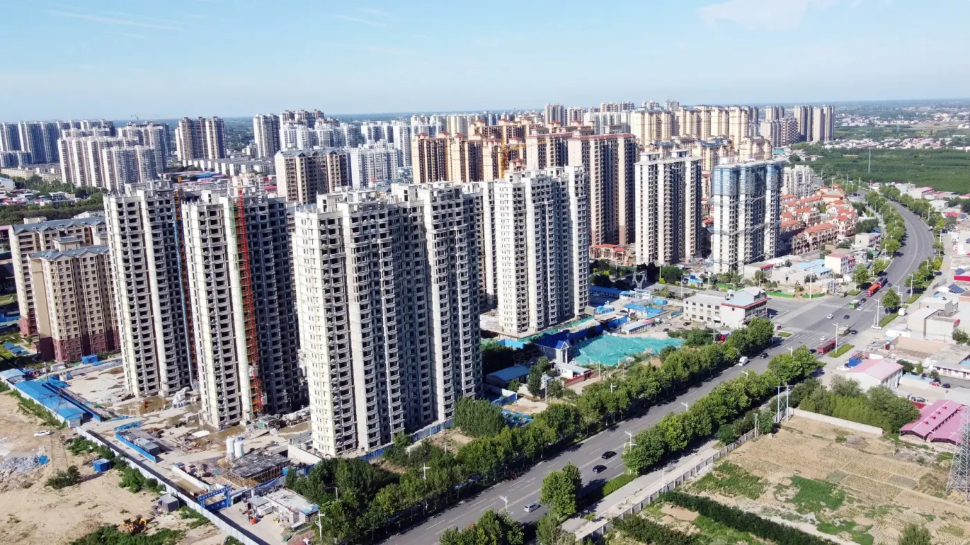 实景图:御峯三期航拍