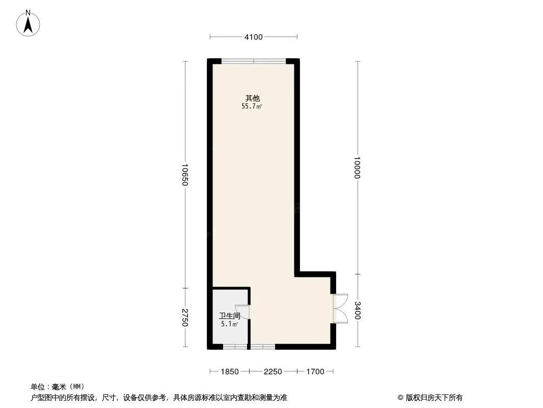 户型图:B 户型