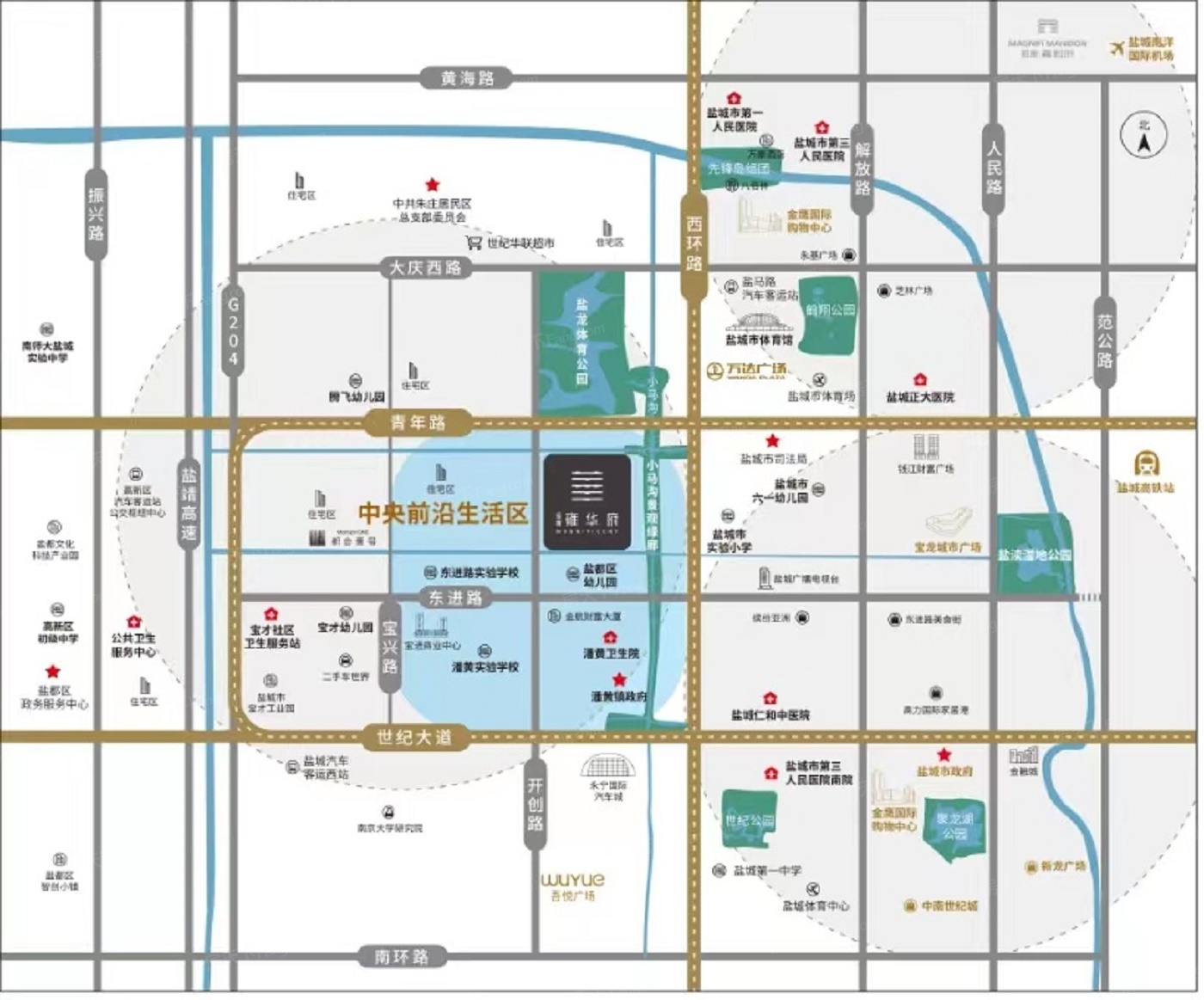 交通图:招商雍华府地图