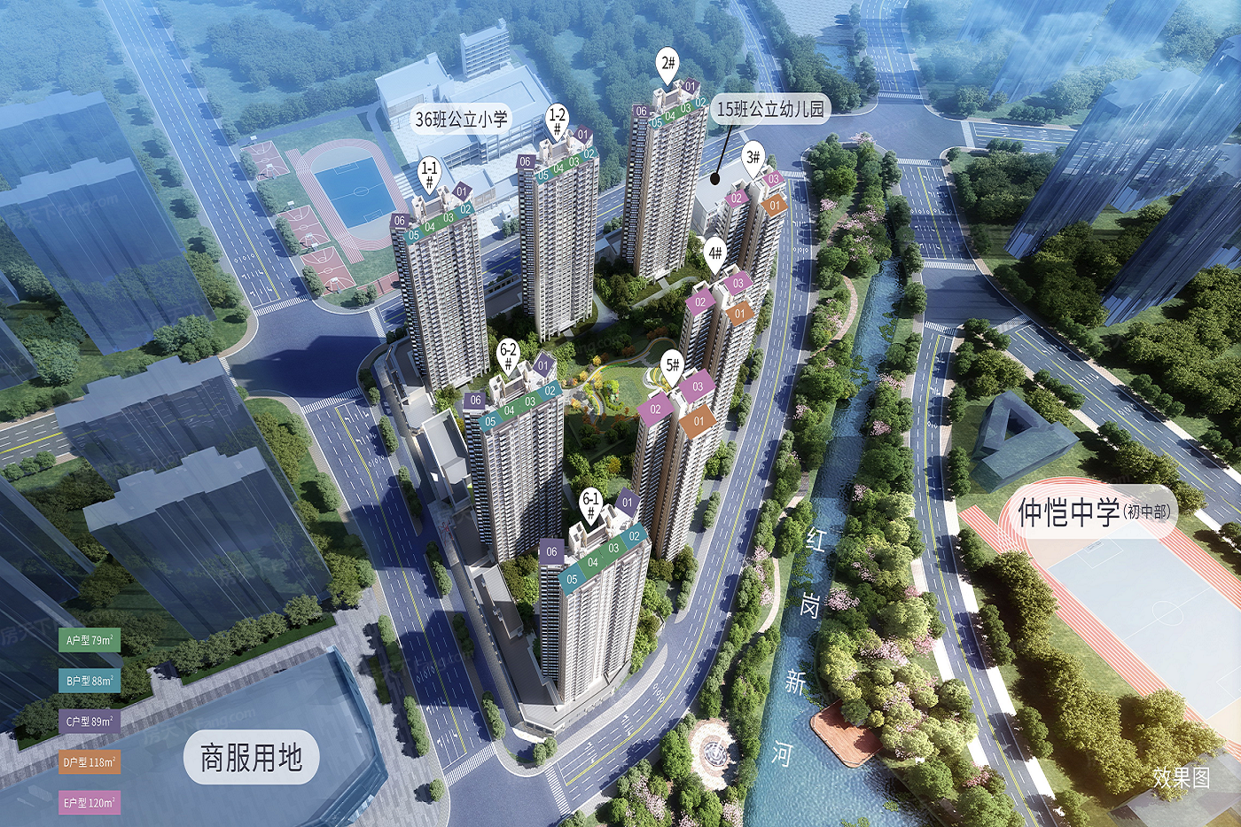 2023年10月惠州仲恺实用三居推荐，看这里让你一步到位！