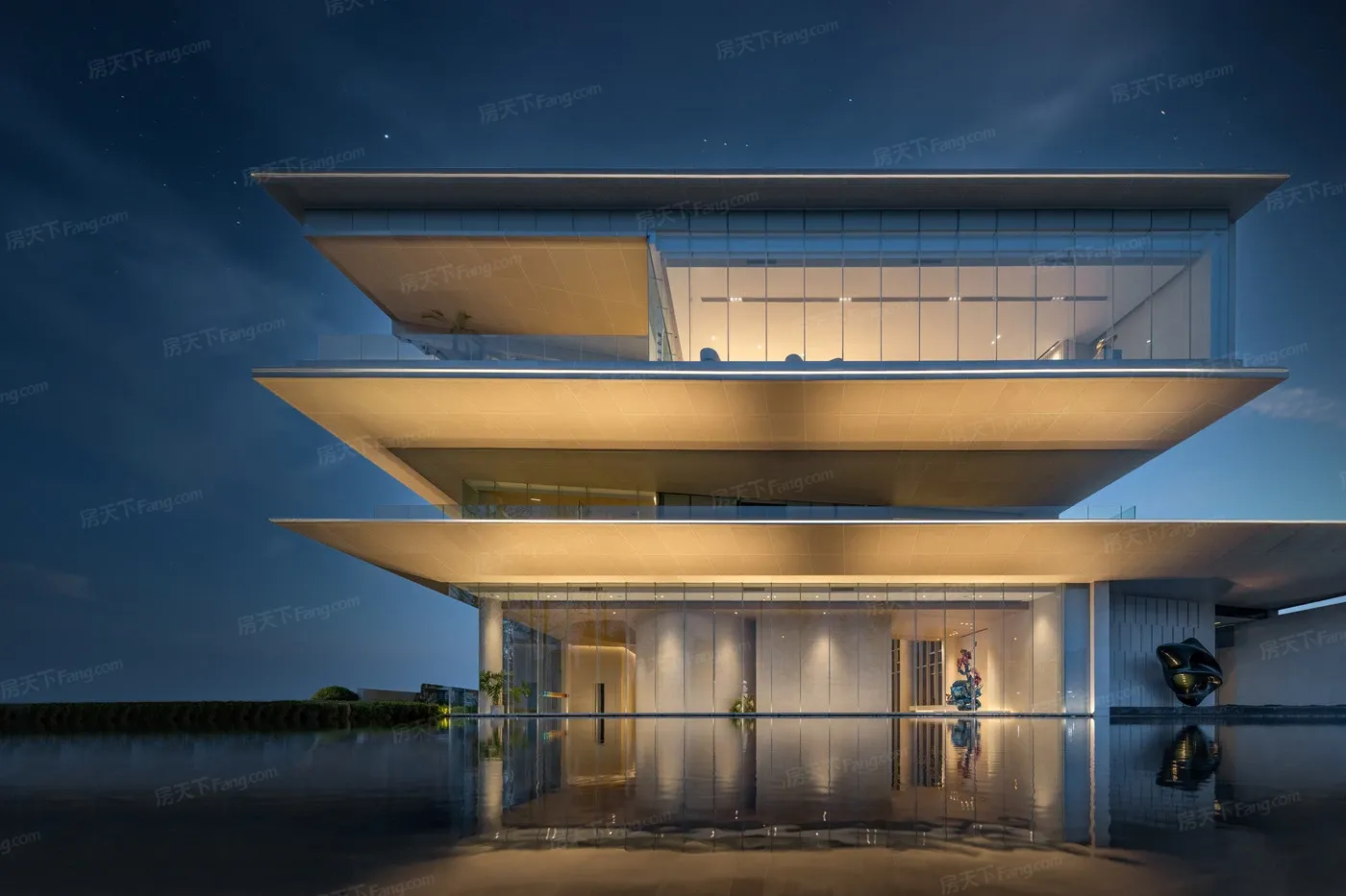 信达麓湖左岸4室1厅3卫南朝向6300.00元/月出租