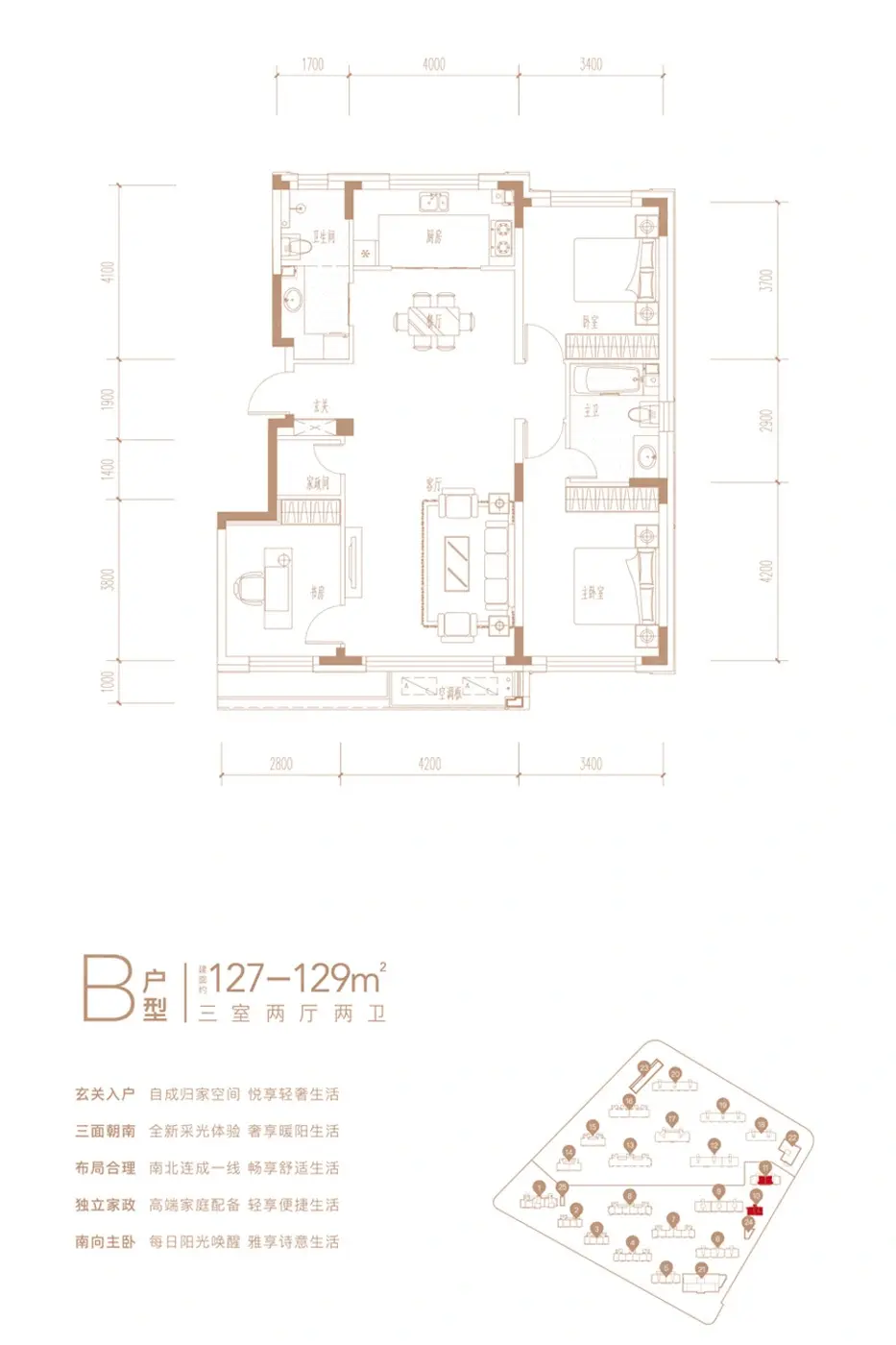 绿园新盘万盛书院户型图抢先看