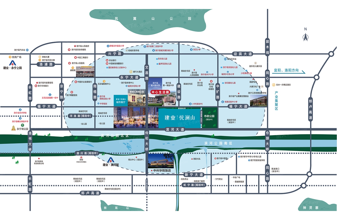 大空间大梦想，2023年12月洛阳洛宁5000-6000元/㎡的这些楼盘你价有所值！