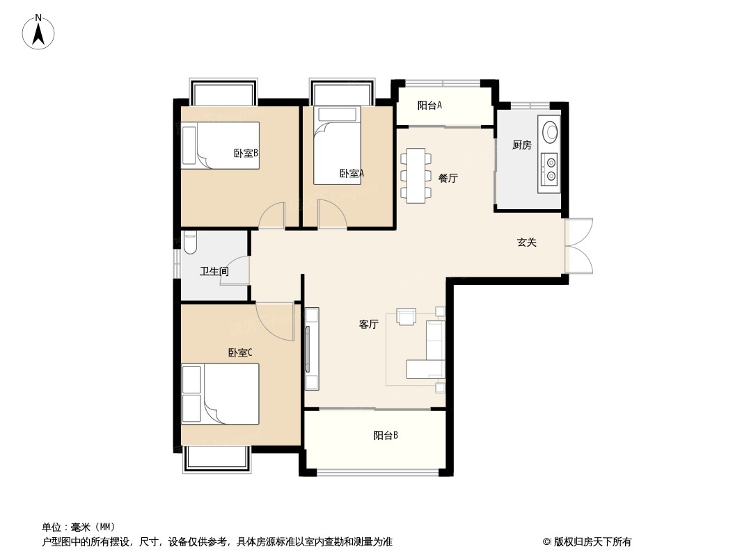 聚贤雅苑户型图