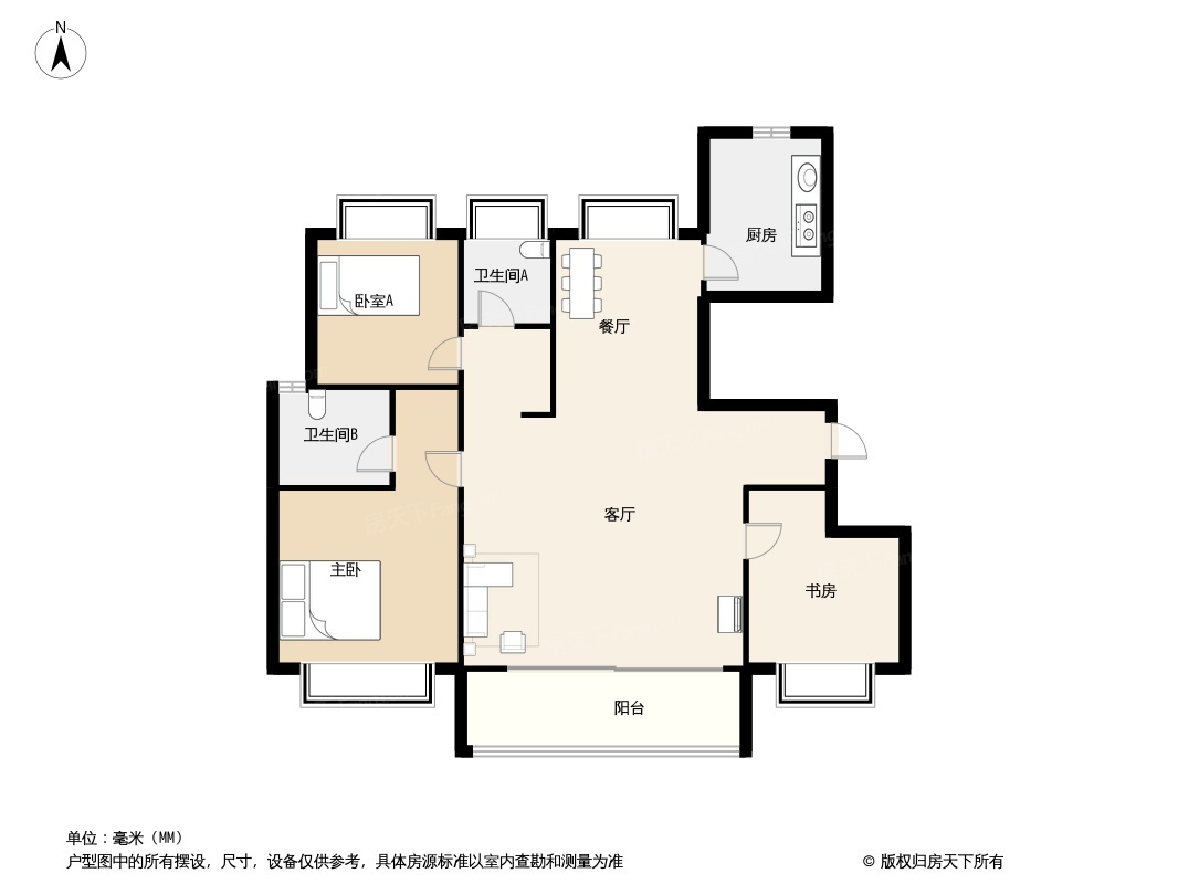 中国铁建·花语汀澜户型图