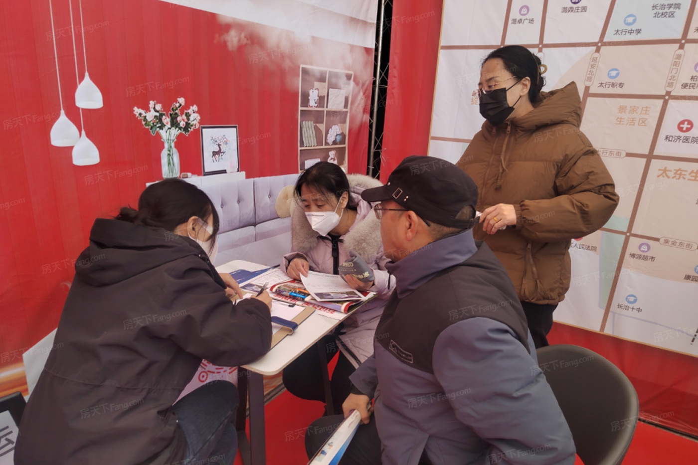 百厚大厦 春季房展会现场