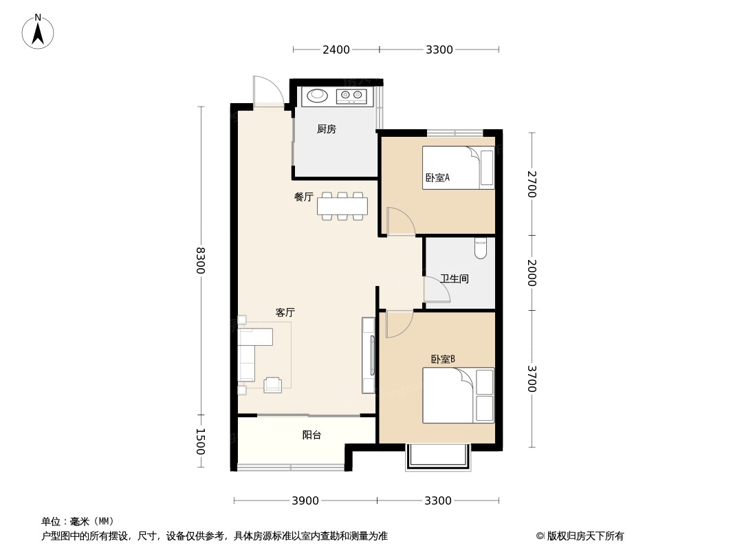 逸苑馨居户型图