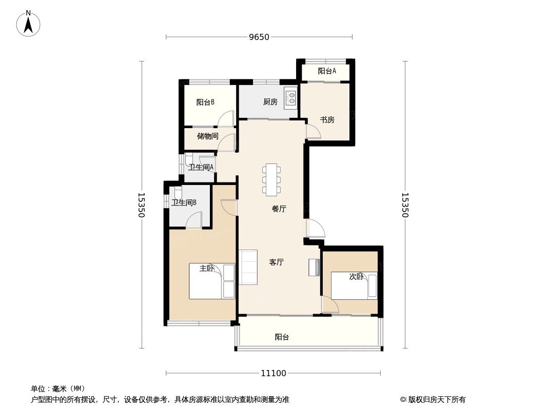 电建金桥·华曦府户型图