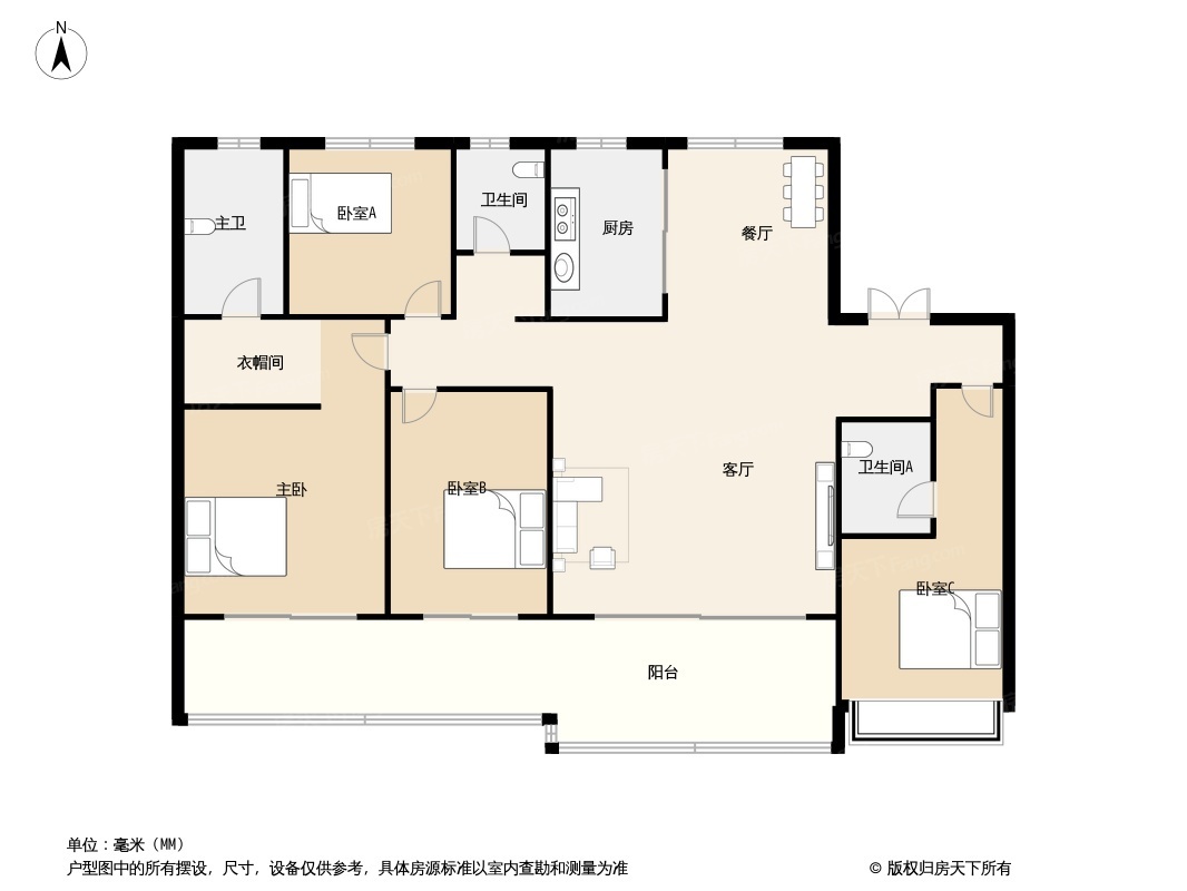 同晟见山居户型图