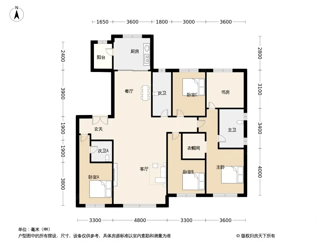 户型图:D6户型