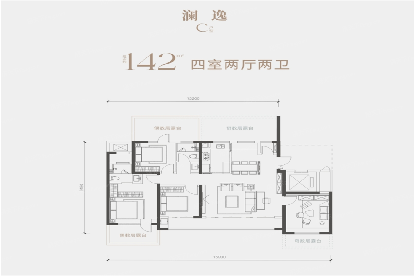 楼盘户型图