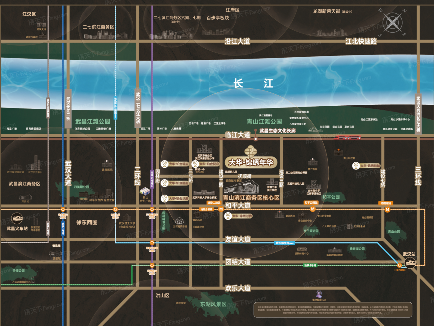 交通图:大华锦绣年华区位图