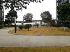 视野好,看联发别墅区湖,交通出行方便。