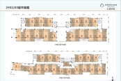 亚朵酒店2#楼2-3层平面图