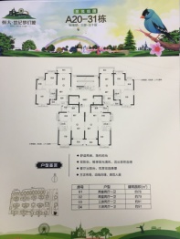 恒大世纪梦幻城3室2厅1厨1卫建面91.00㎡