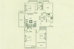 绿地·诚园4室2厅1厨2卫建面141.00㎡