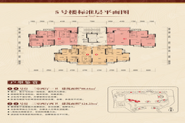 恒大名都3室2厅1厨1卫建面88.61㎡