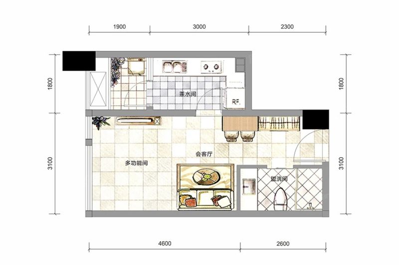 棠湖华府公园户型图