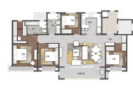 海信积米湾4室2厅1厨2卫建面160.00㎡