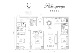 棕榈泉壹号3室2厅2厨3卫建面309.00㎡