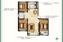 中阳东明学府3室2厅1厨1卫建面132.97㎡