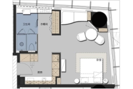 东岭锡上1室1厅1厨1卫建面79.00㎡