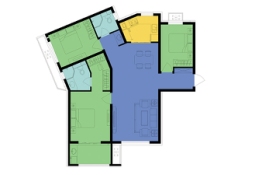 锦泰府3室2厅1厨2卫建面135.05㎡