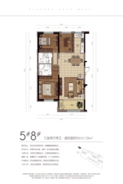 维多利·摩尔城3室2厅1厨2卫建面141.33㎡