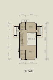 逸翠庄园4室2厅1厨5卫建面213.00㎡