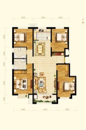 太和英郡4室2厅1厨2卫建面139.00㎡