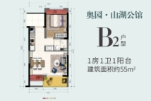 恩平泉林黄金小镇山湖公馆B2户型