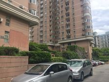 中区视野阳光好人车分流的小区苏州河一线景观