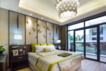 鼎龙湾国际海洋度假区别墅样板房卧室